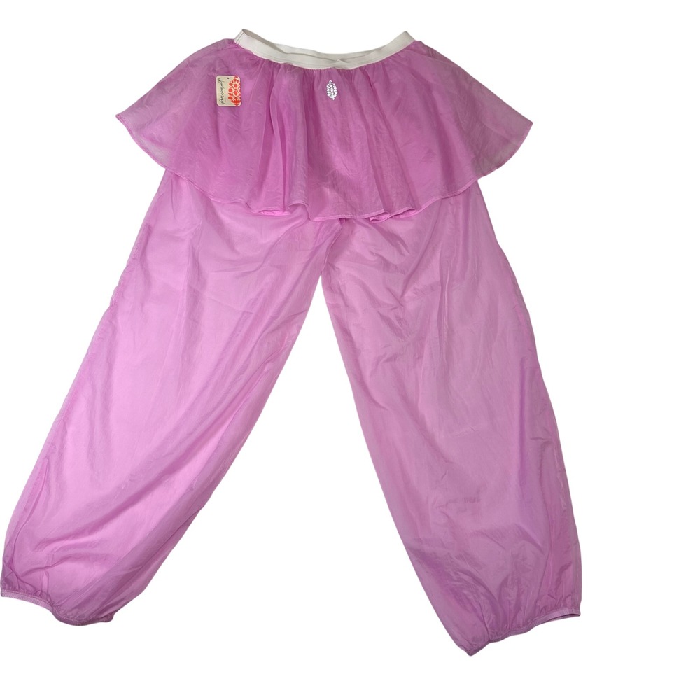 FP Movement Free People Step On Pants Pink Skirted Sheer Nylon Small NWT - Picture 5 of 8